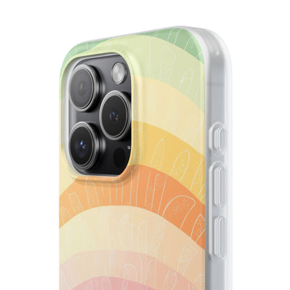 Pastell Regenbogen Bänder iPhone 15 Pro Case - Soft