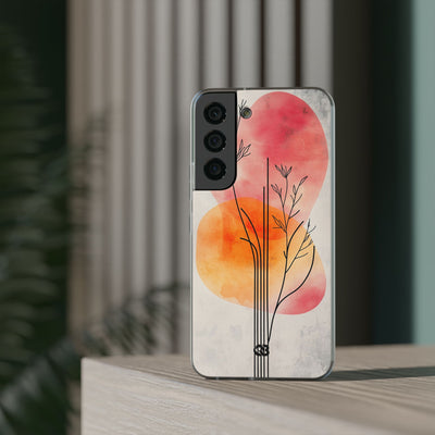 Crimson Bloom Lineage · Soft Phone Case for Samsung