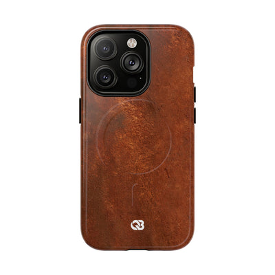 Oxidized Corten · Tough 2.0 Magnetic Phone Case for iPhone · Brown