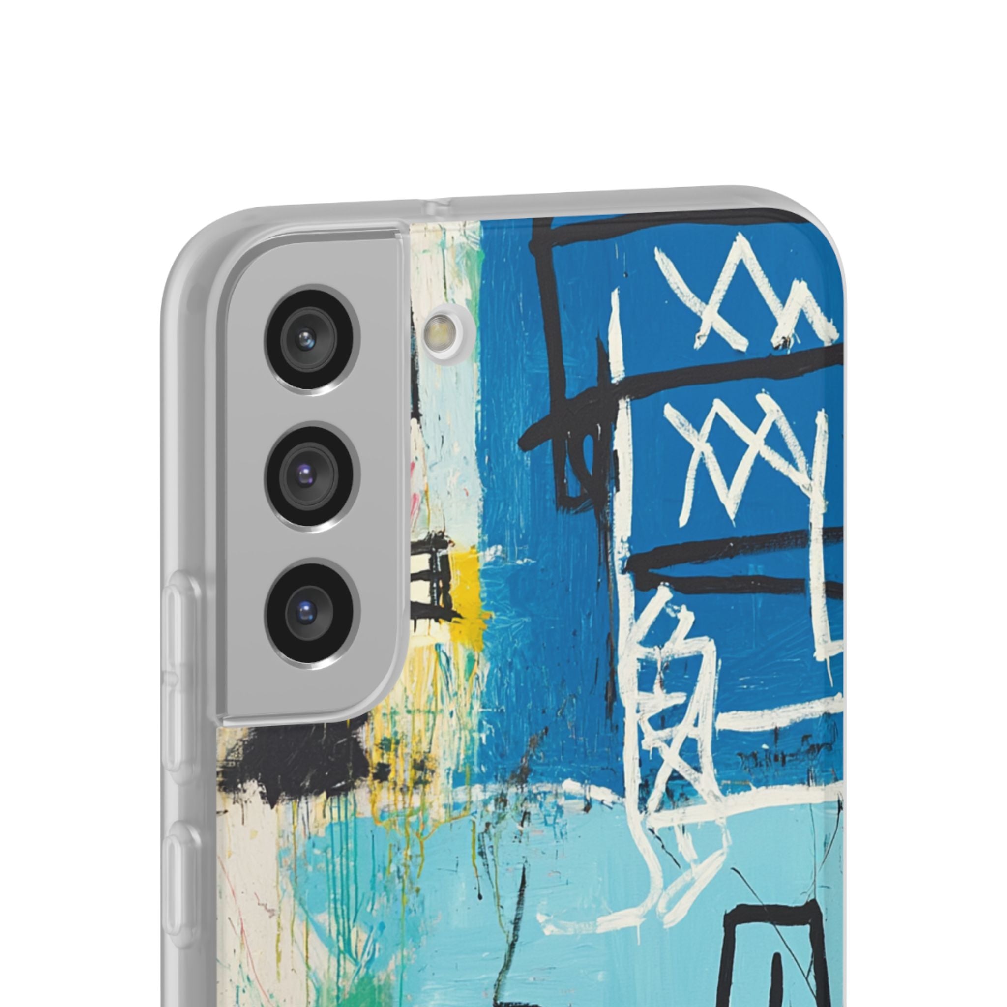 Azure Urban Scribble · Soft Phone Case for Samsung