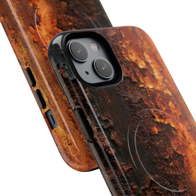 Orange Tough 2.0 Magsafe Phone Case for iPhone - Oxidized Iron Crust