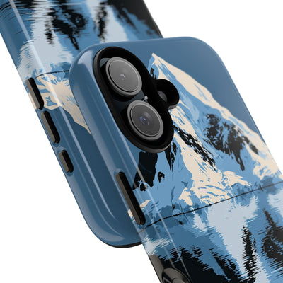 Blue Tough Phone Case for iPhone - Arctic Summit Mirror