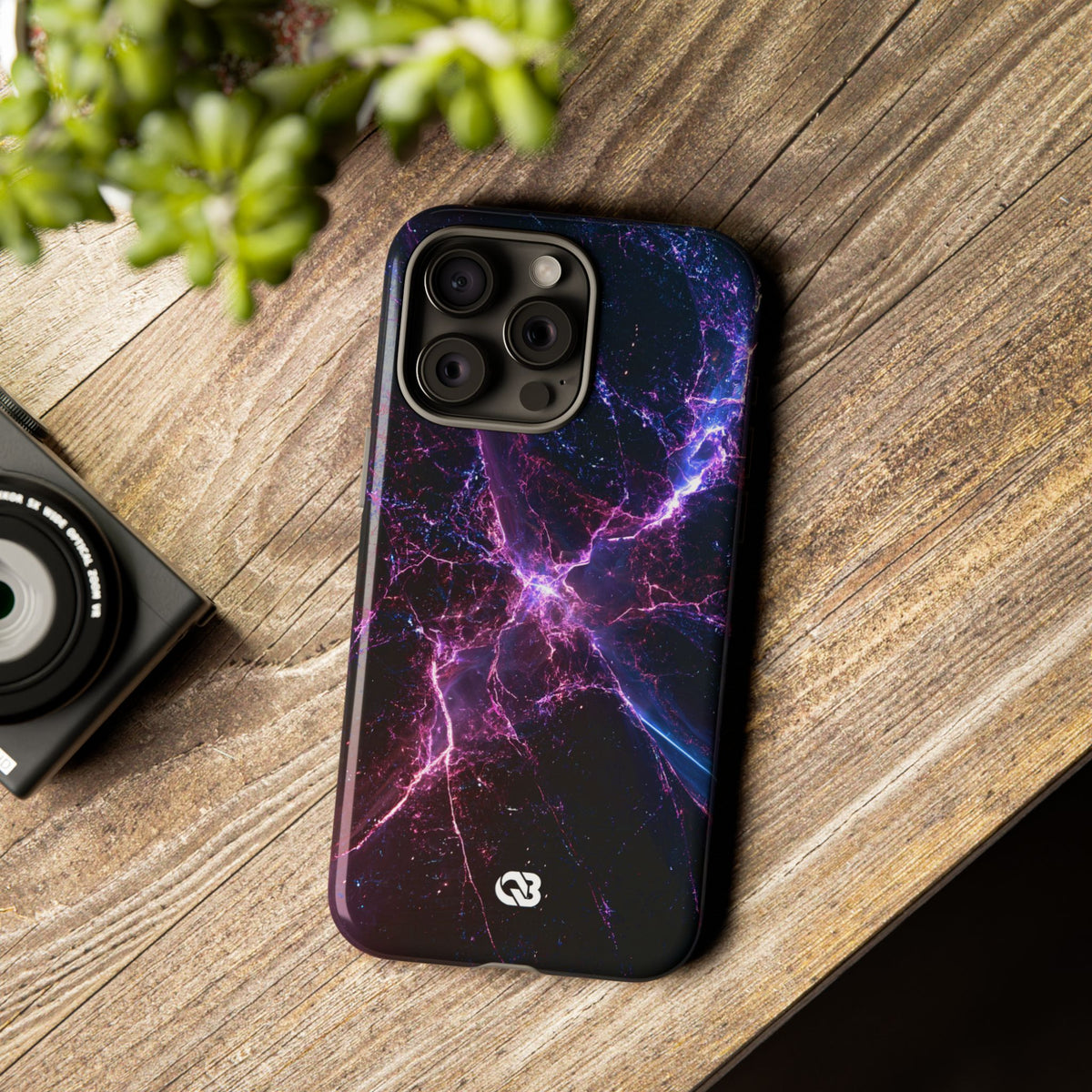 Neural Singularity · Tough Phone Case for iPhone · Black