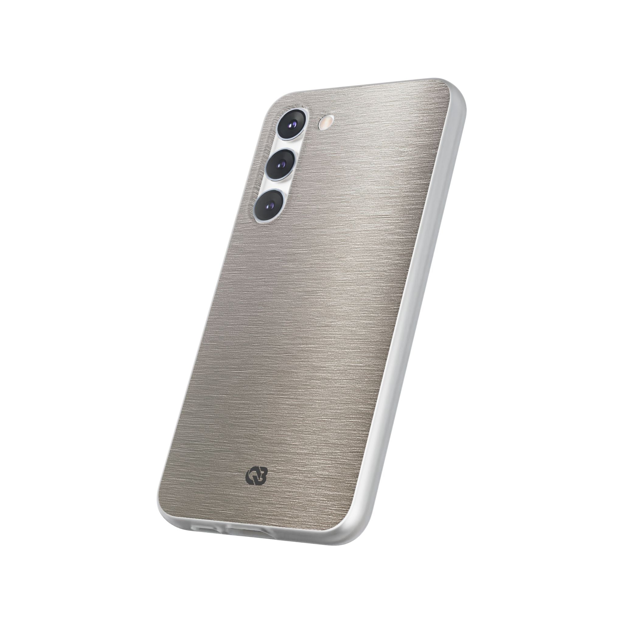 Grey Lite Phone Case for Samsung - Brushed Nickel Linen