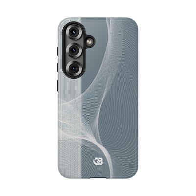 Grey Tough Phone Case for Samsung - Slate Mesh Horizon