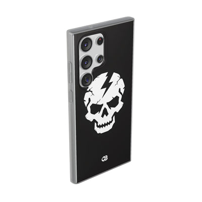 Shattered Bolt Skull · Soft Phone Case for Samsung