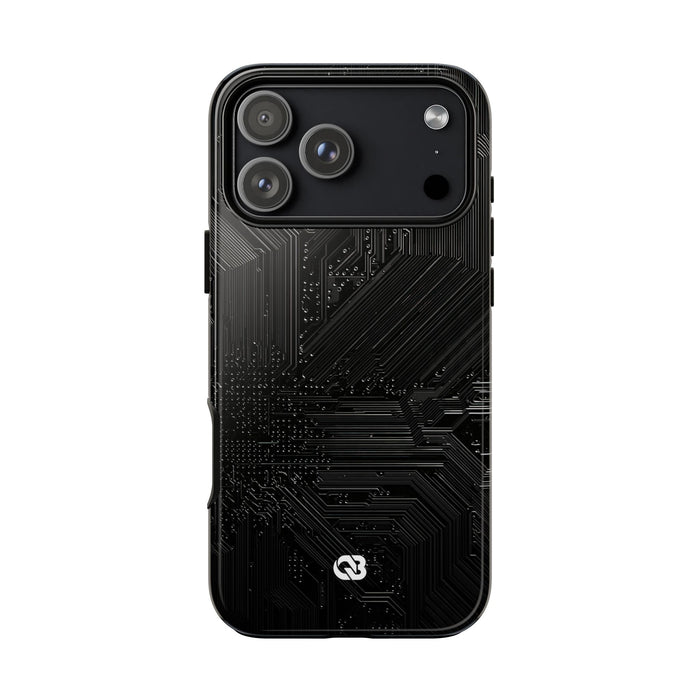 Obsidian Circuitry · Tough Phone Case for iPhone · Black