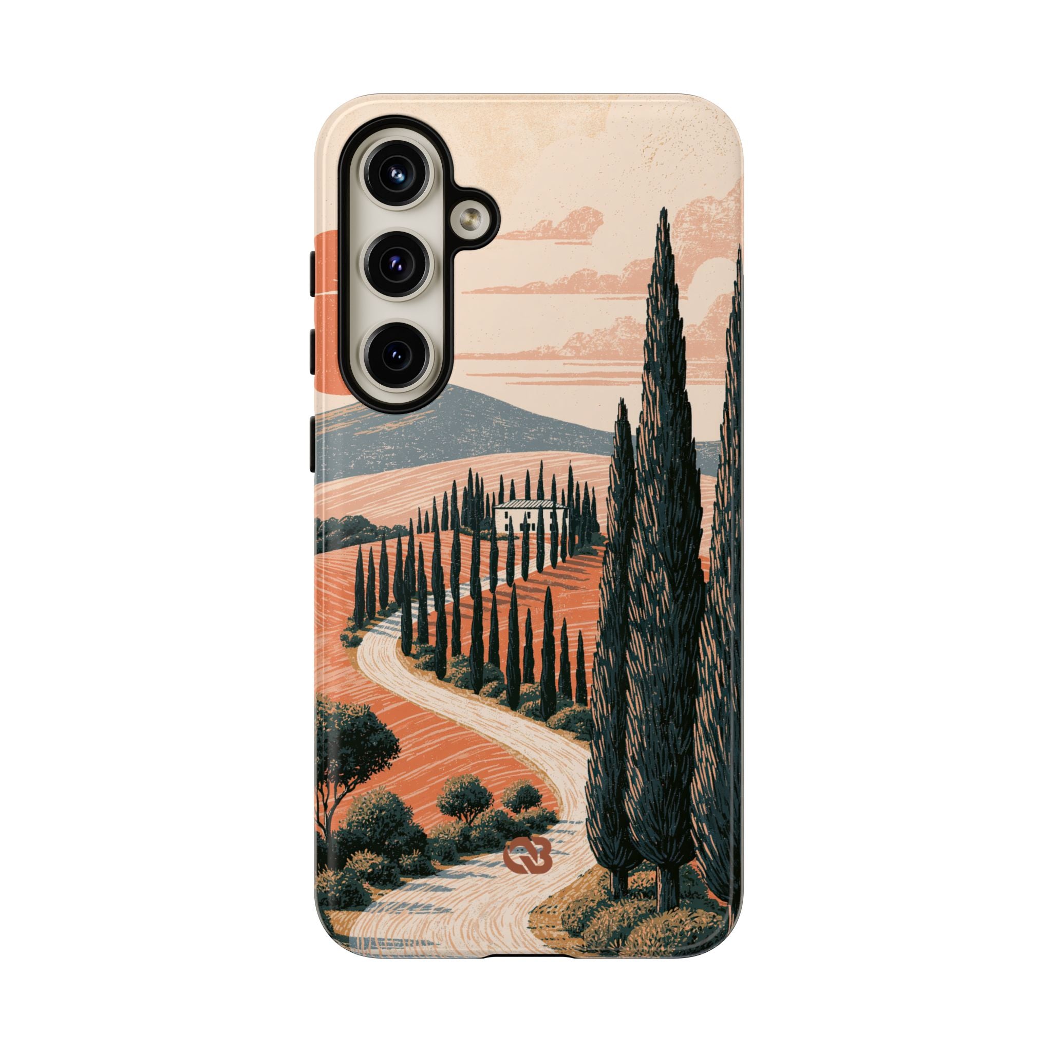 Orange Tough Phone Case for Samsung - Terracotta Ridge Trail