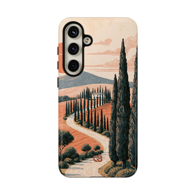 Orange Tough Phone Case for Samsung - Terracotta Ridge Trail