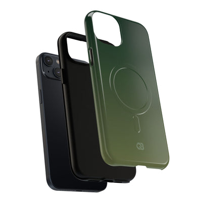 Green Tough 2.0 Magsafe Phone Case for iPhone - Shadow Moss Grain
