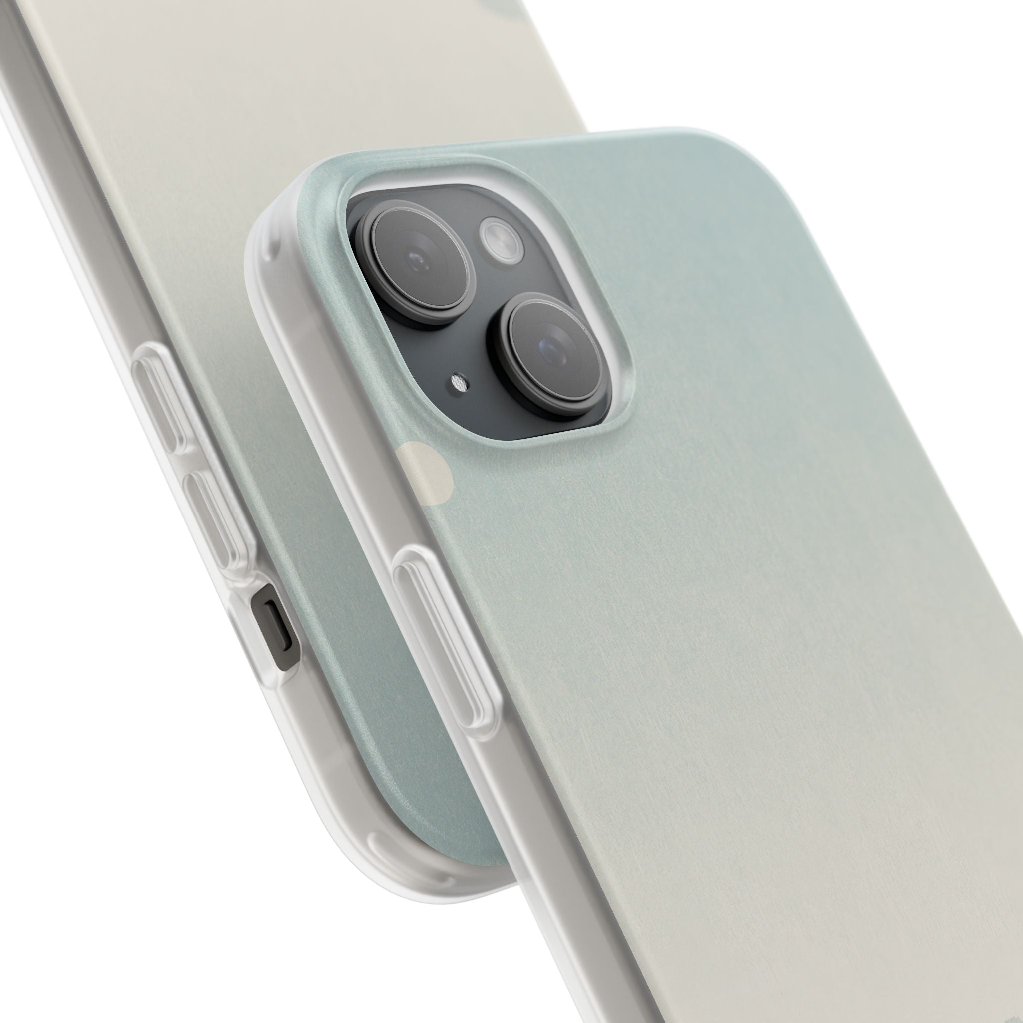 Blue Lite Phone Case for iPhone - Mist Valley Pagoda