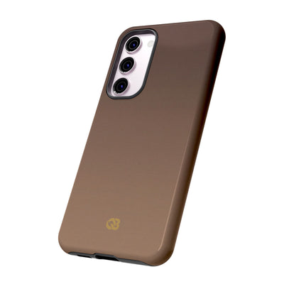 Brown Tough Phone Case for Samsung - Smoked Caramel Fade