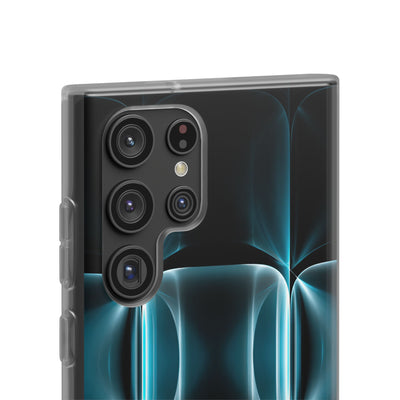 Translucent Cyber Grid · Lite Phone Case for Samsung · Teal