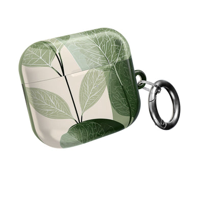 Layered Eucalyptus Study · Hard Case for AirPods & AirPods Pro · Green