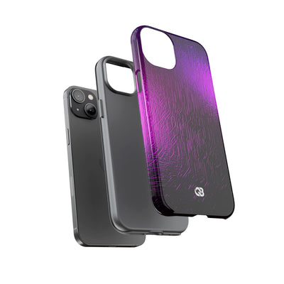 Violet Cyber Circuit · Tough Phone Case for iPhone · Purple
