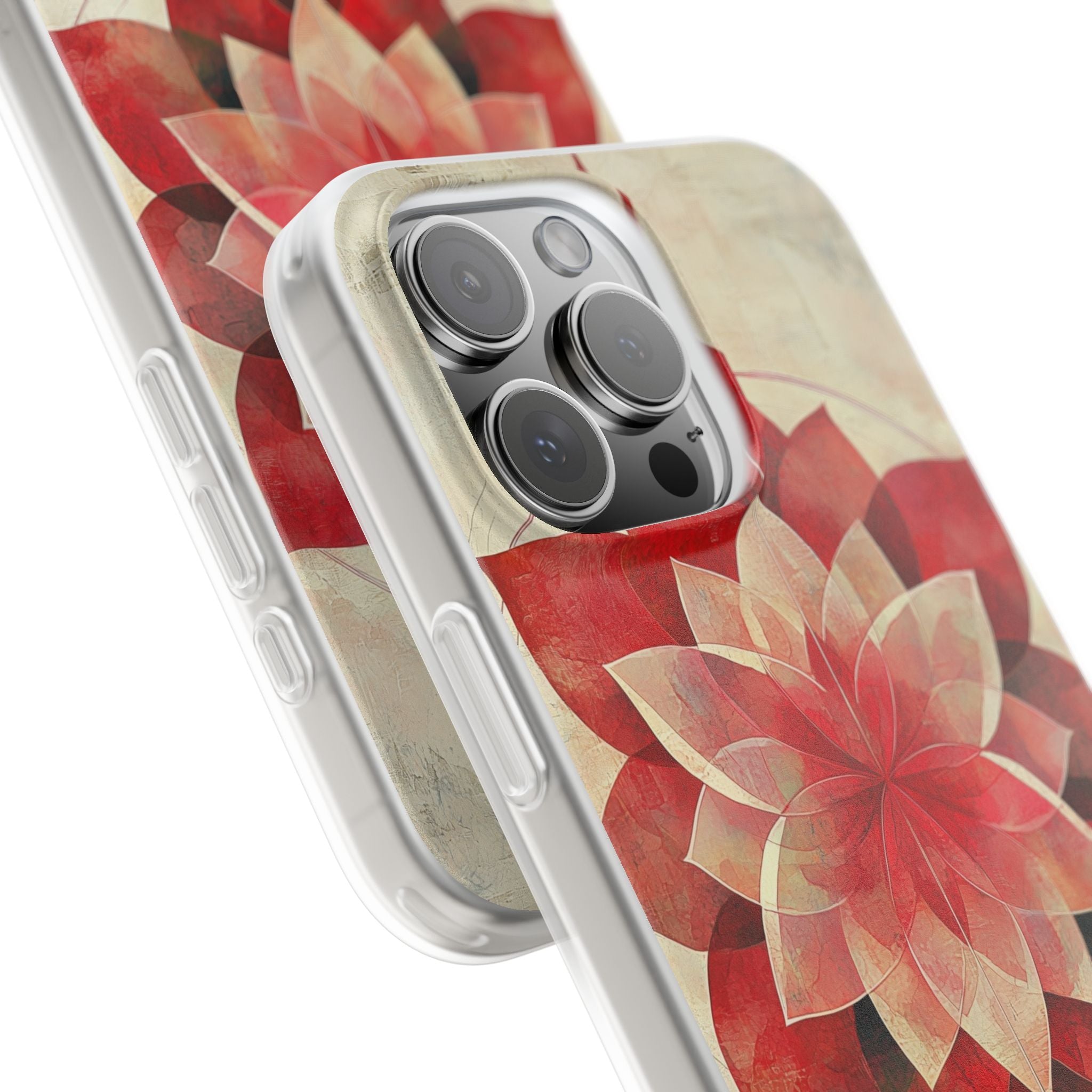 Crimson Petal Peak · Soft Phone Case for iPhone