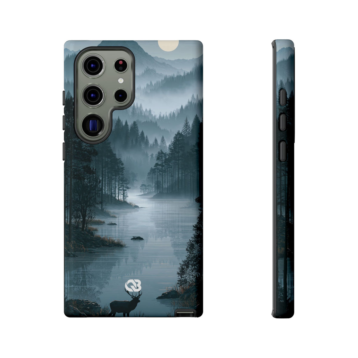 Silent Nordic Fjord · Tough Phone Case for Samsung · Blue