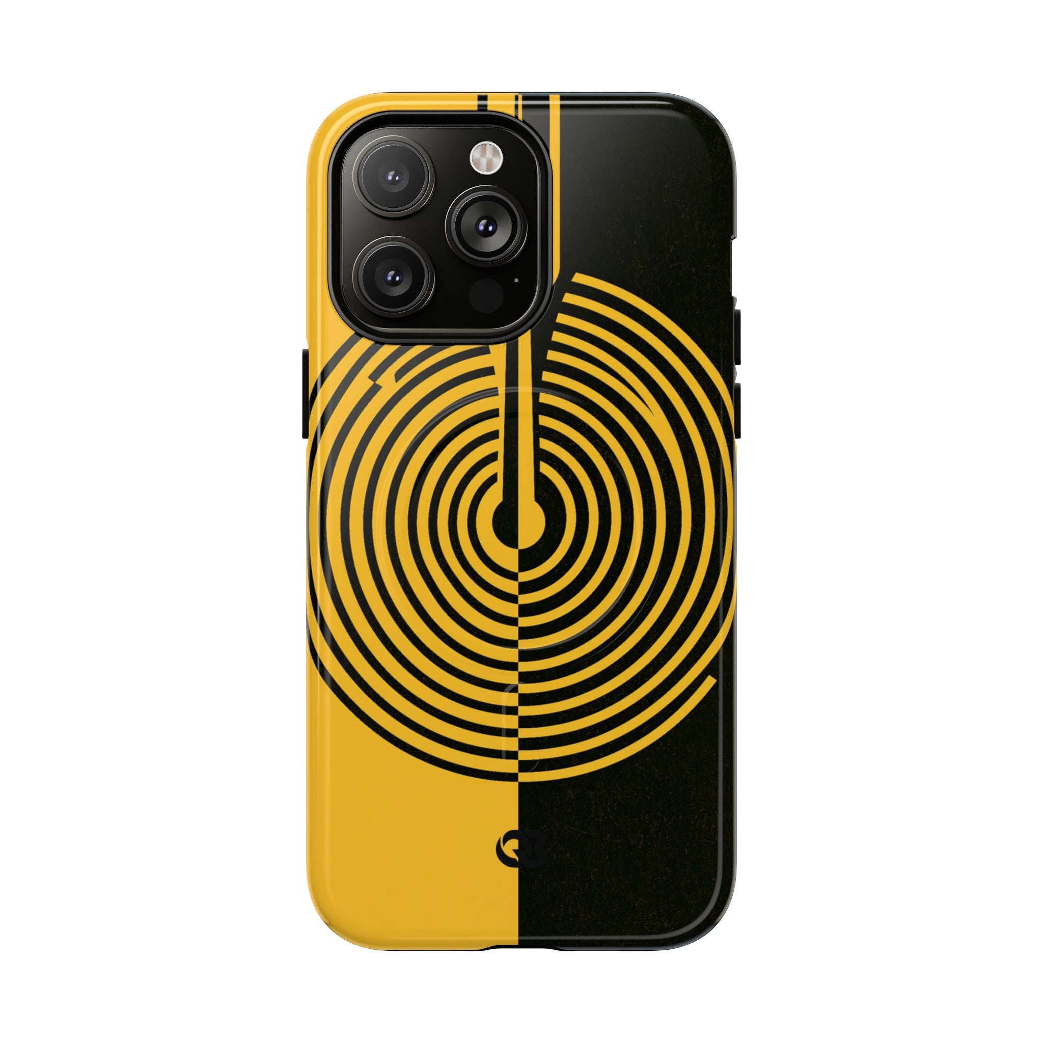Yellow Tough 2.0 Magsafe Phone Case for iPhone - Voltage Sector Pulse