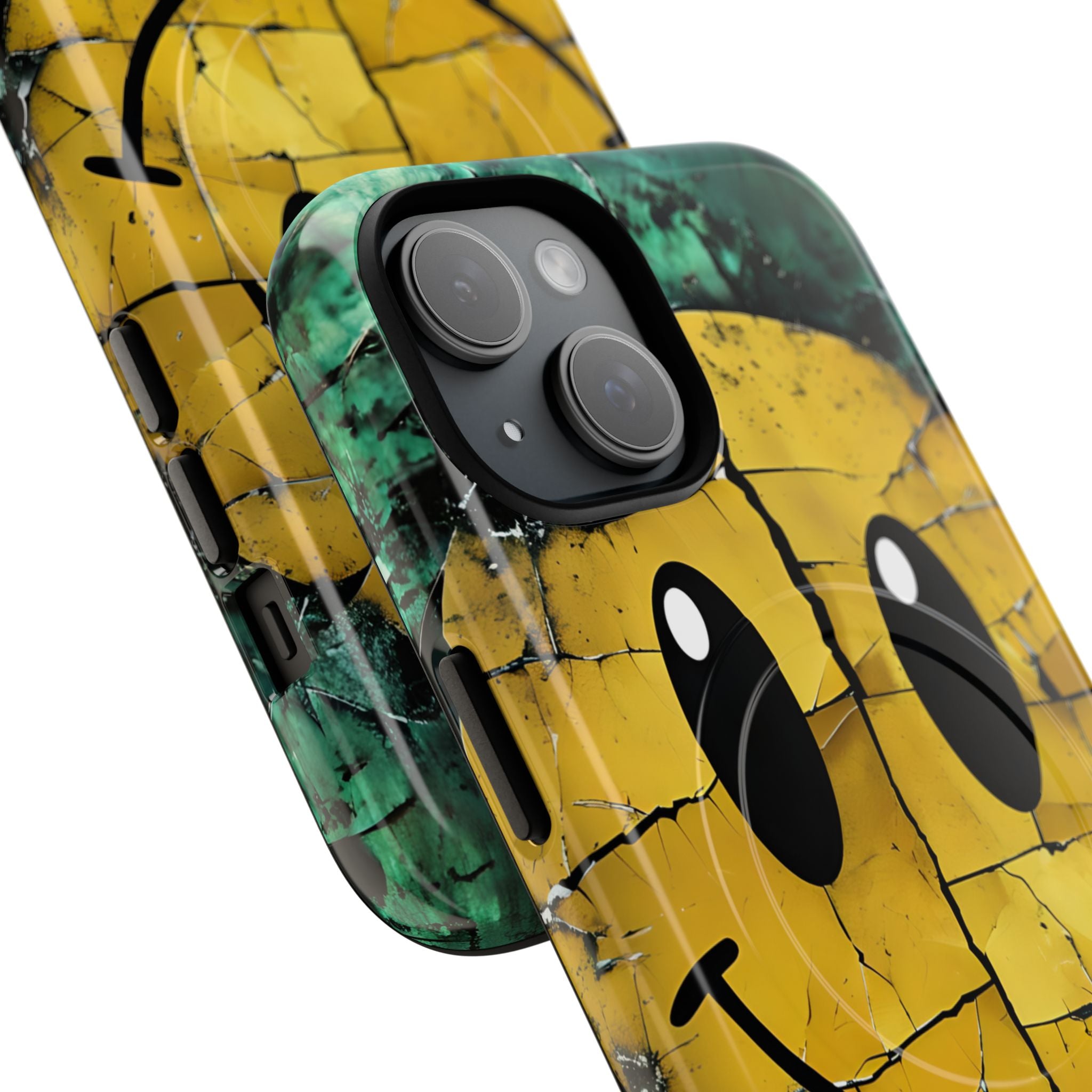 Knust Smiley iPhone 15 Cover - Tough+