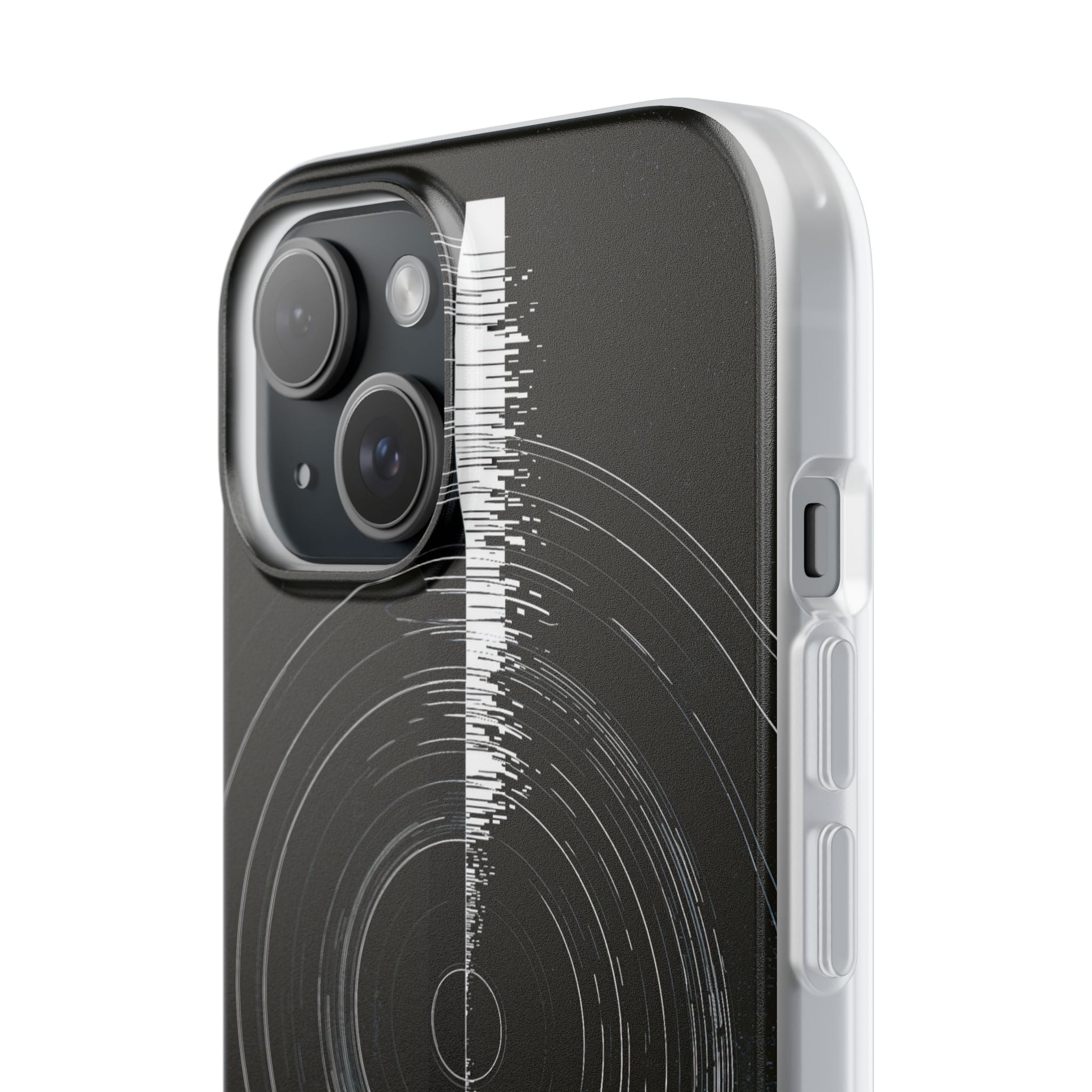 Black Lite Phone Case for iPhone - Obsidian Orbital Signal