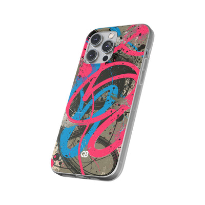 Cyber Splatter Flow · Lite Phone Case for iPhone ·  Pink