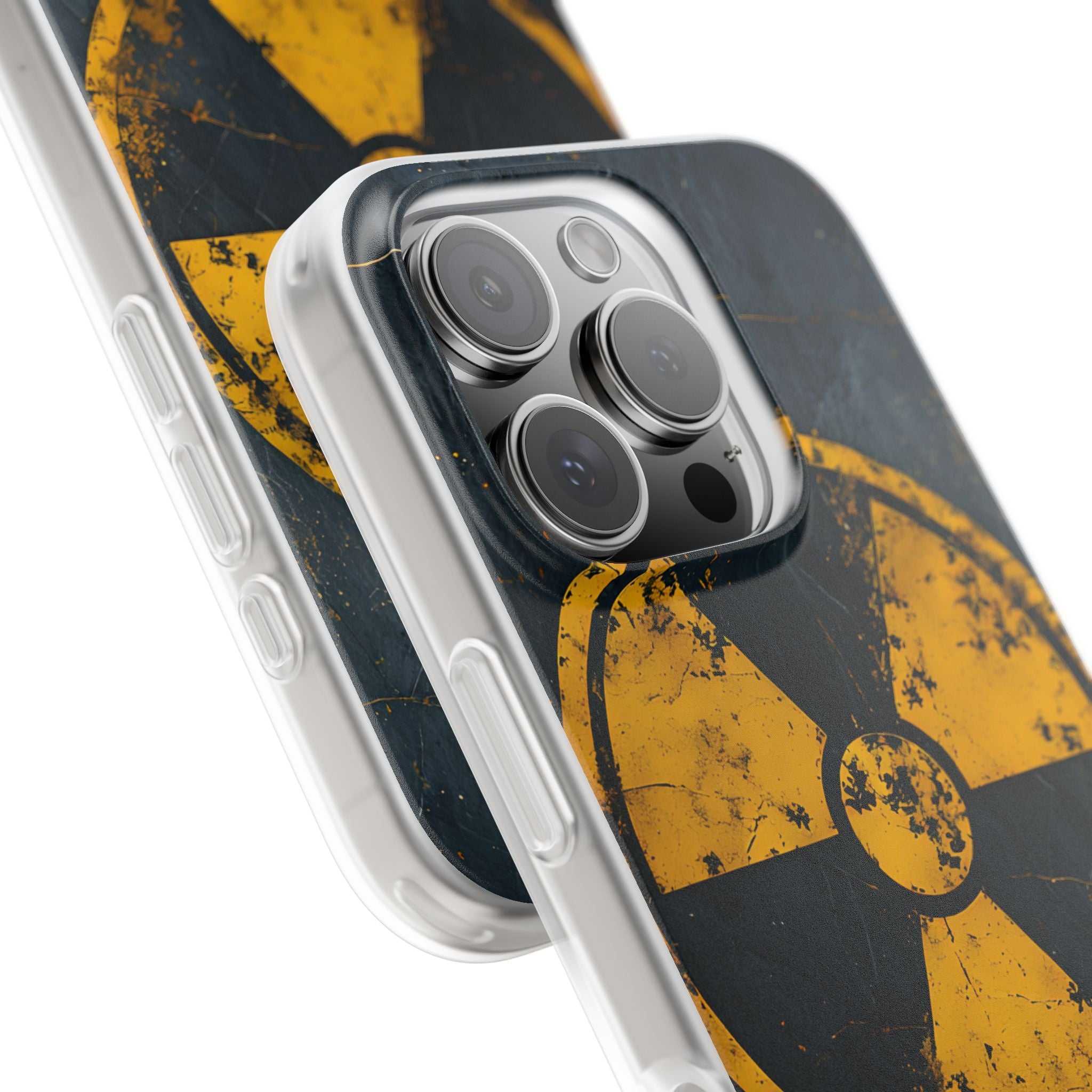 Industrial Decay Warning · Soft Phone Case for iPhone