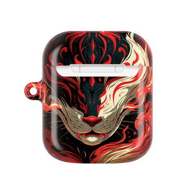 Crimson Kitsune Spirit · Hard Case for AirPods & AirPods Pro · Red