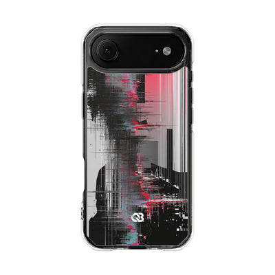 Black Impact MagSafe Phone Case for iPhone - Crimson Data Leak