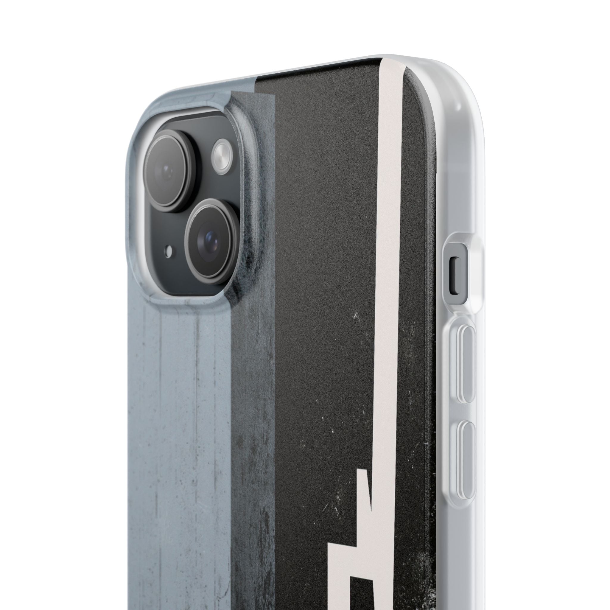 Grey Lite Phone Case for iPhone - Industrial Concrete Void
