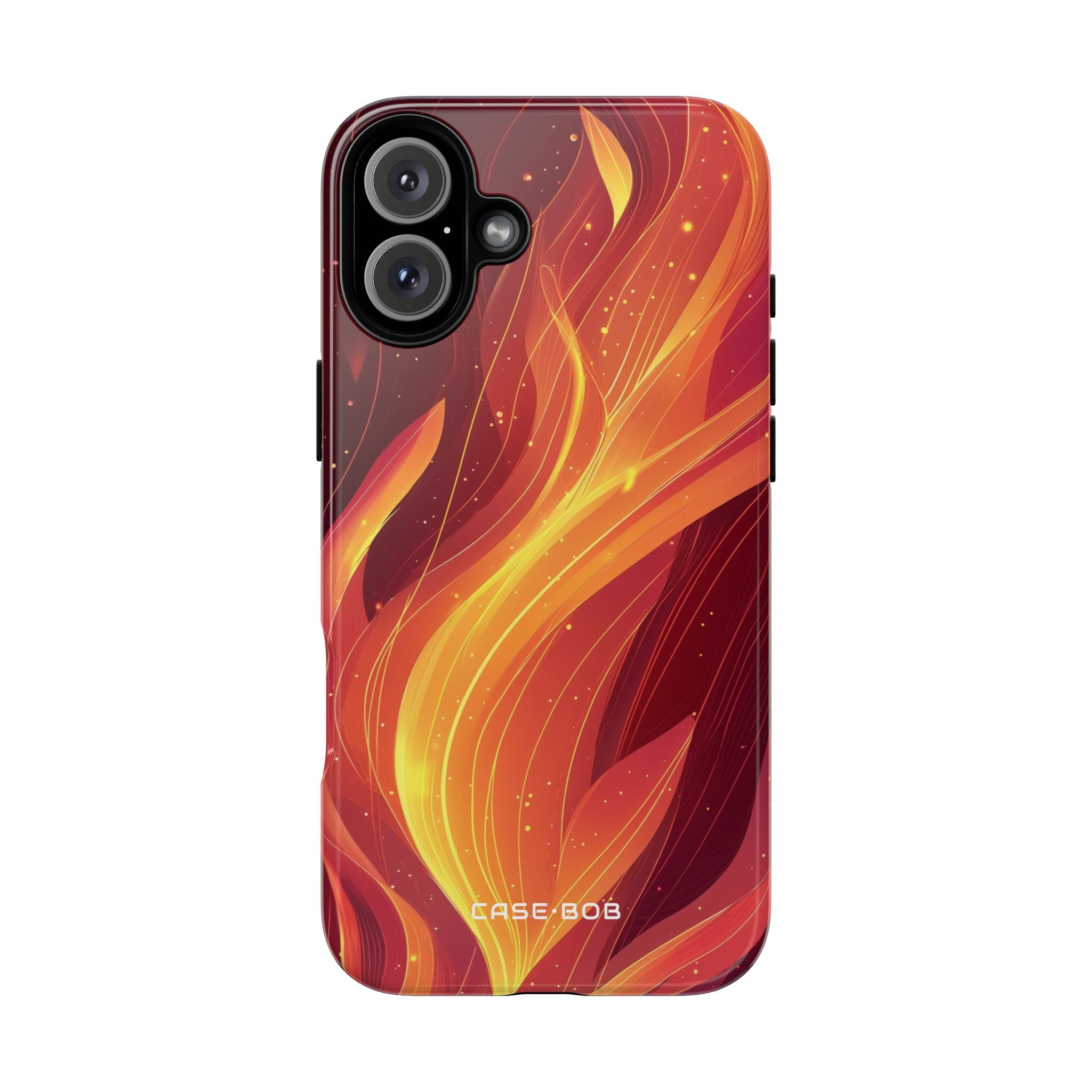 Glowing Flame iPhone 16 Plus Case - Tough
