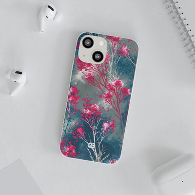 Cyber Blossom · Lite Phone Case for iPhone ·  Teal