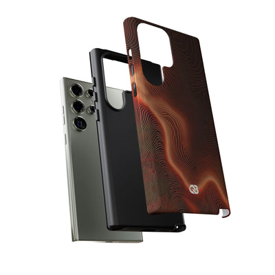 Caldera Ridge · Tough Phone Case for Samsung · Orange