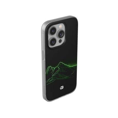 Nordic Mountain Contour · Lite Phone Case for iPhone ·  Black