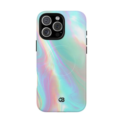 Prismatic Liquid Light · Tough 2.0 Magnetic Phone Case for iPhone · Teal