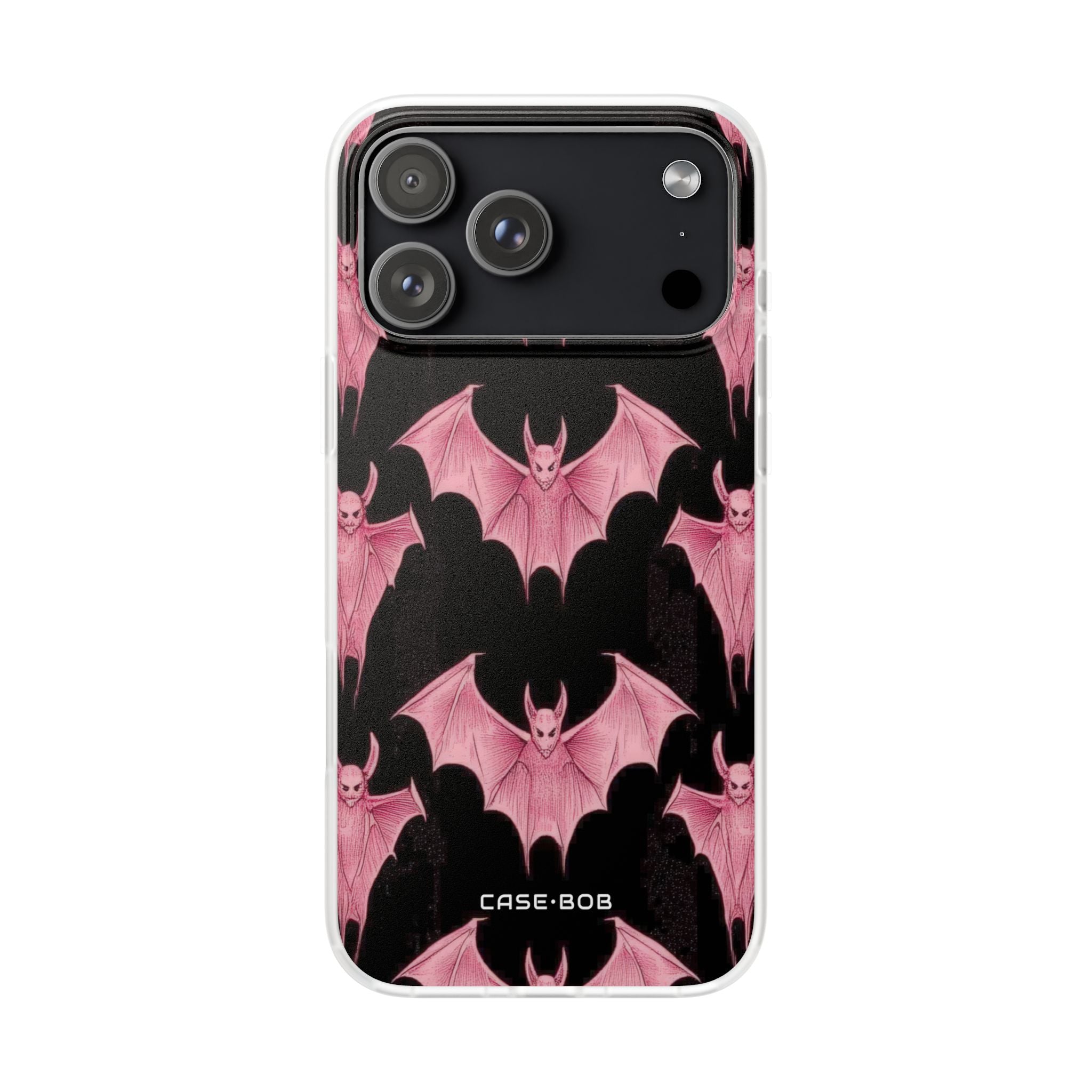 Pink Batwave iPhone 17 Pro MaxCase - Soft - CASE•BOB