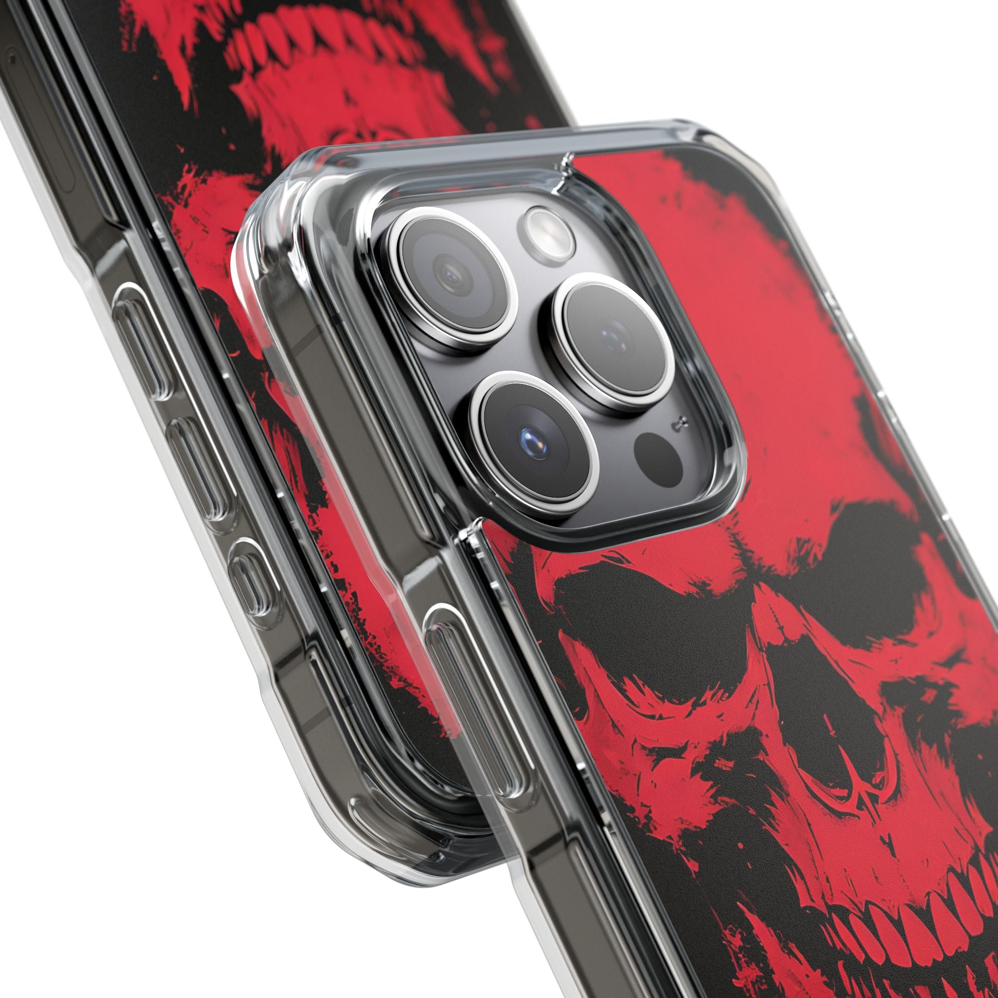 Crimson Street Skull · Impact Phone Case for iPhone · Magsafe