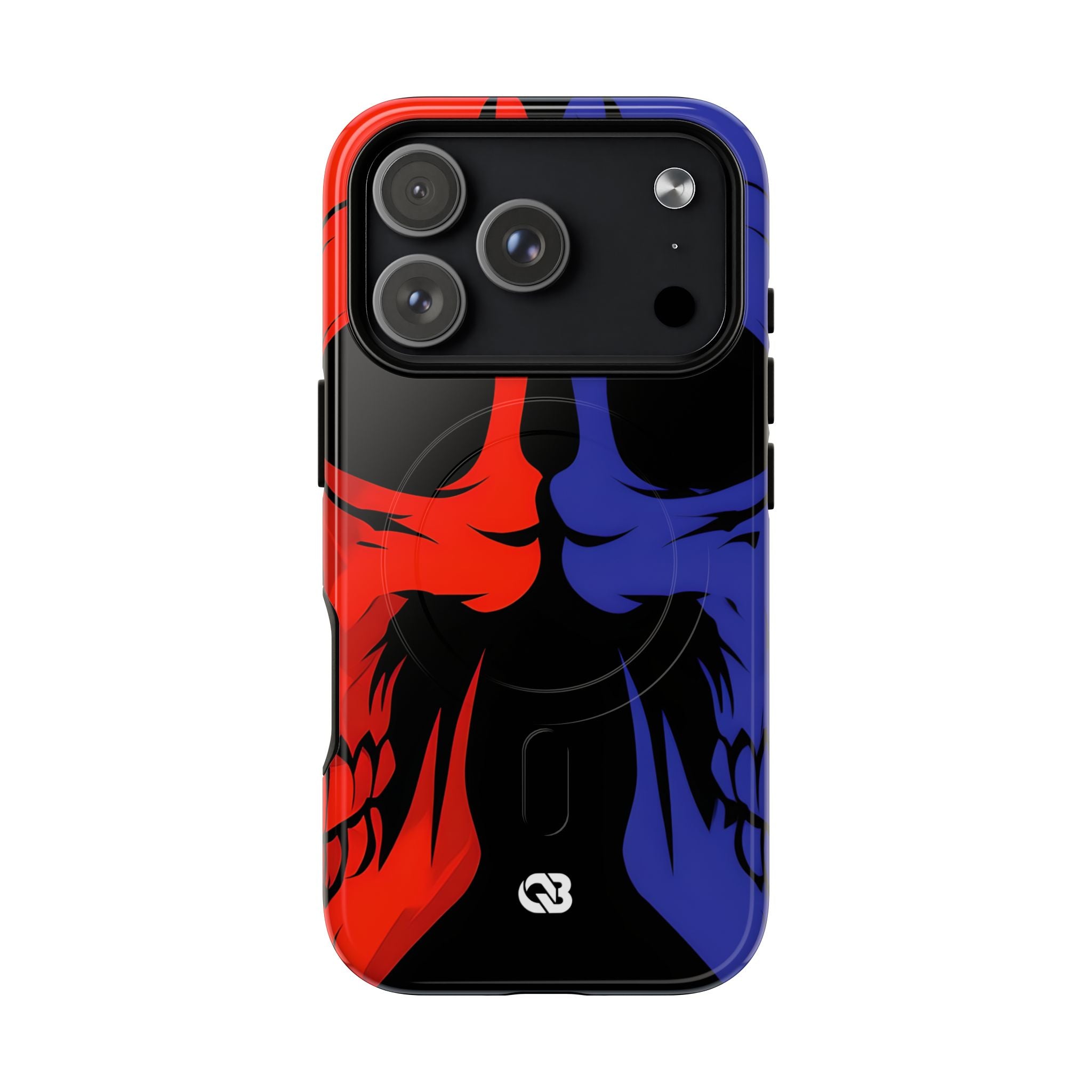 Crimson Cobalt Skulls · Tough+ Phone Case for iPhone · Magsafe
