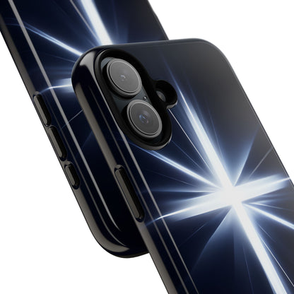 Glowing Crossburst iPhone 16 Plus Case - Tough