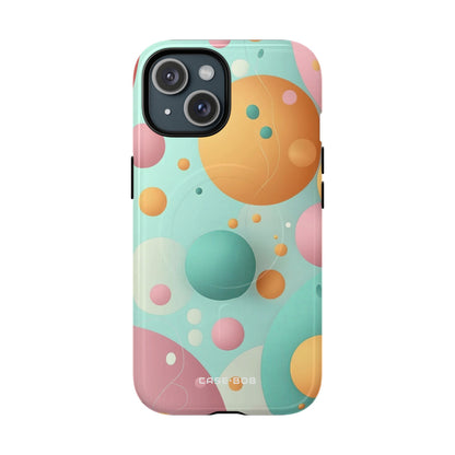 Pastel Circles iPhone 15 Skal - Tough+