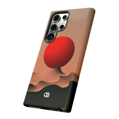 Crimson Sol Ridge · Tough Phone Case for Samsung · Red