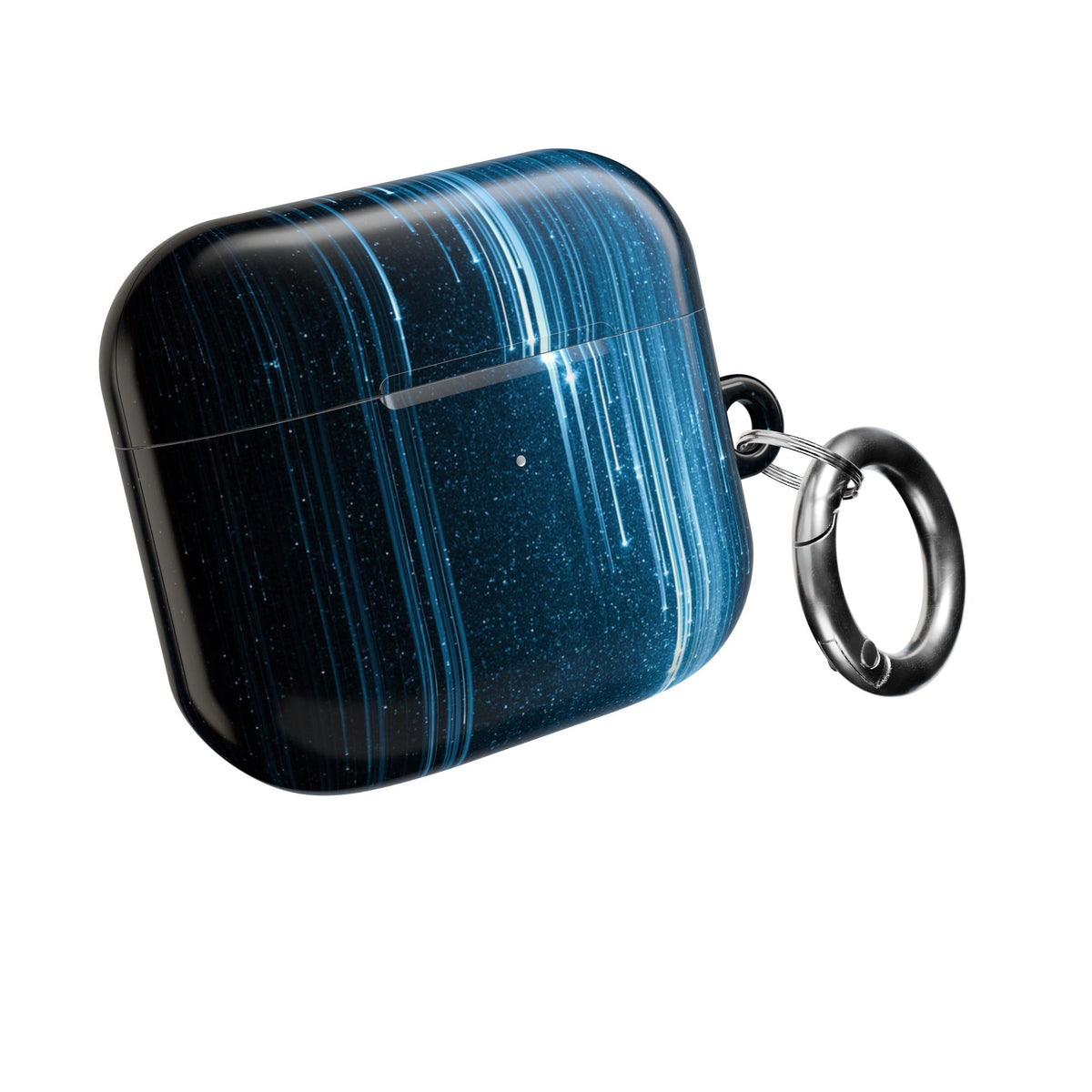 Nocturnal Cascade · Hard Case for AirPods & AirPods Pro · Black