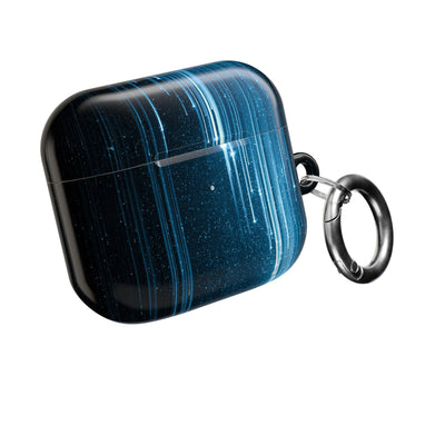 Nocturnal Cascade · Hard Case for AirPods & AirPods Pro · Black