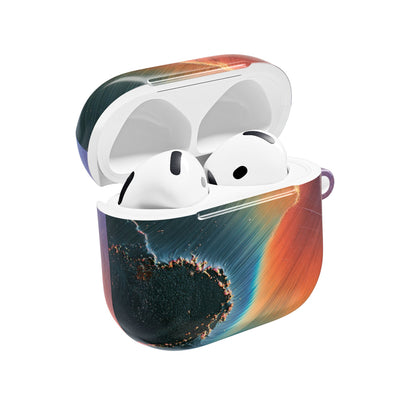 Prismatic Aura Shift · Hard Case for AirPods & AirPods Pro · Blue