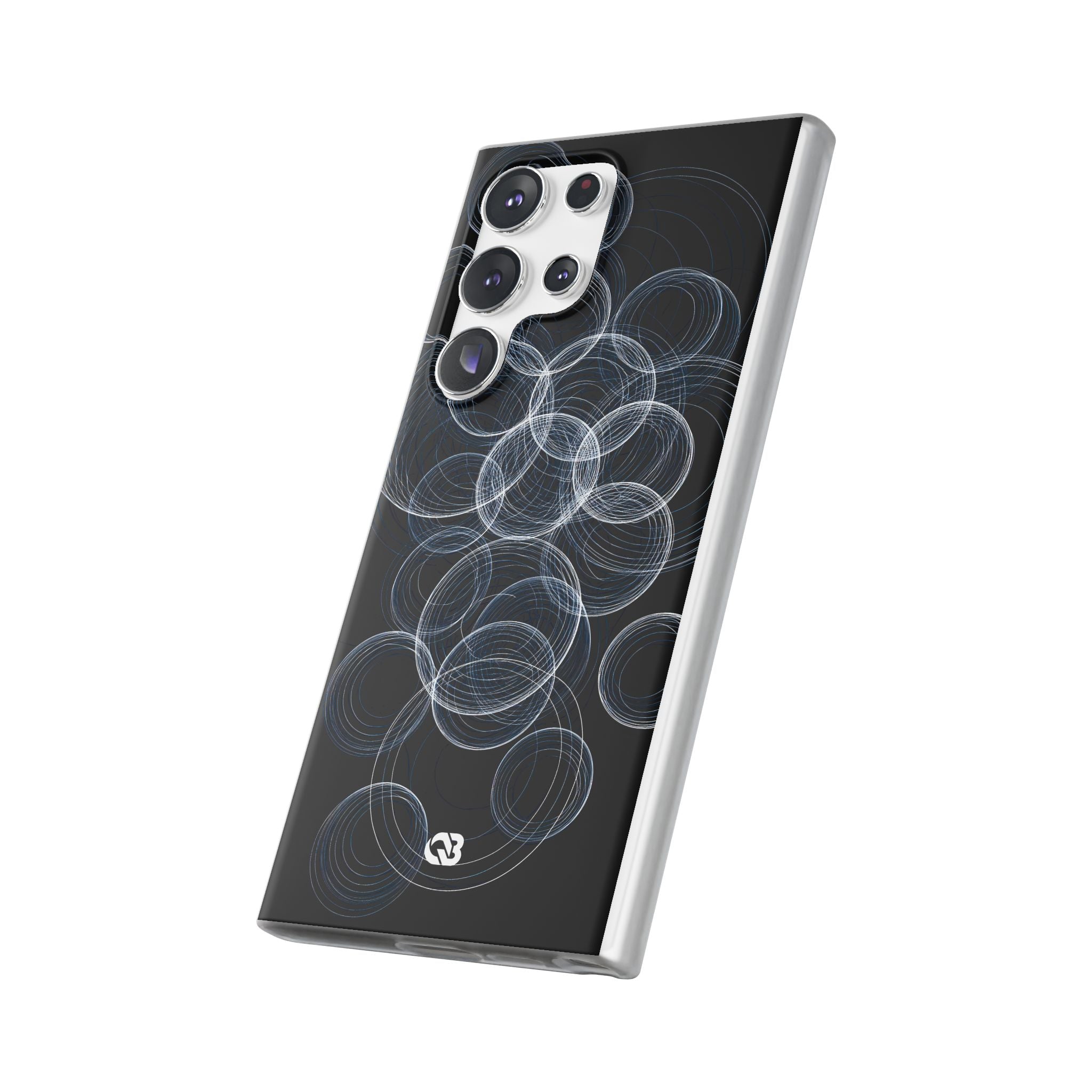 Black Lite Phone Case for Samsung - Frosted Ring Matrix