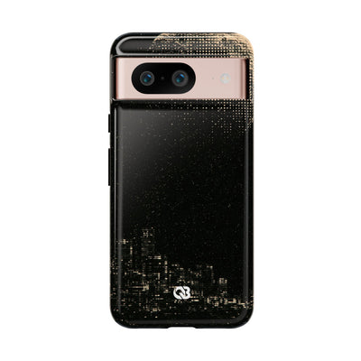 Lunar Metropolis Nocturne · Tough Phone Case for Pixel ·  Black