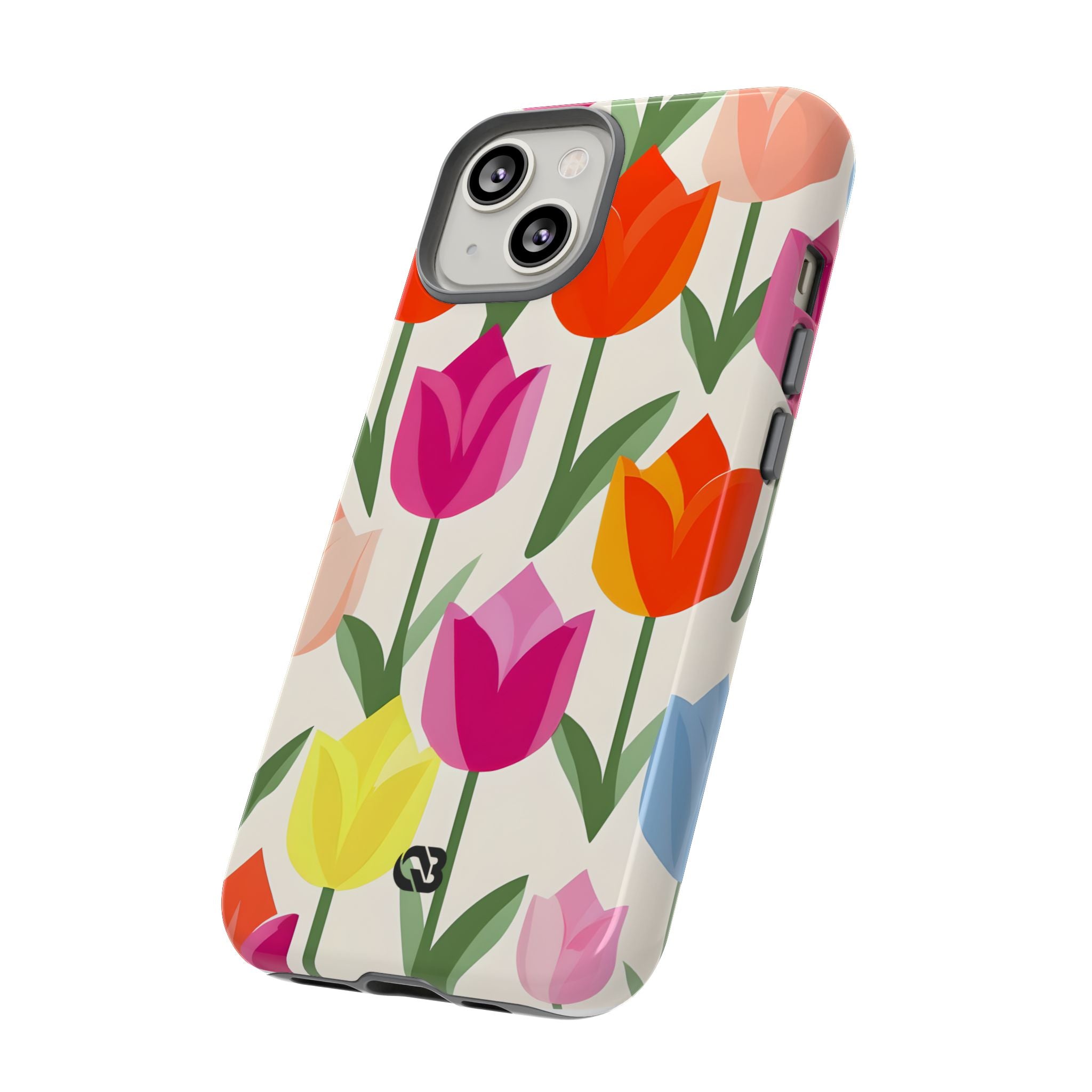 Vibrant Petal Grid · Tough Fundas para teléfono para iPhone