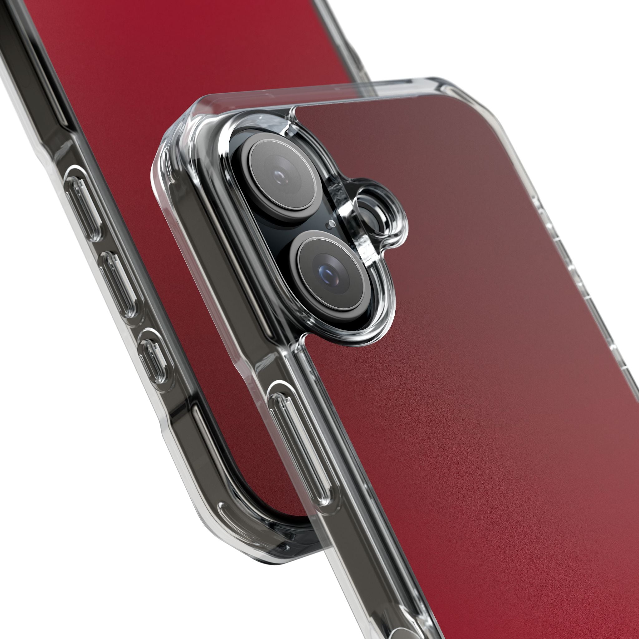 Red Impact MagSafe Phone Case for iPhone - Crimson Velvet Fade