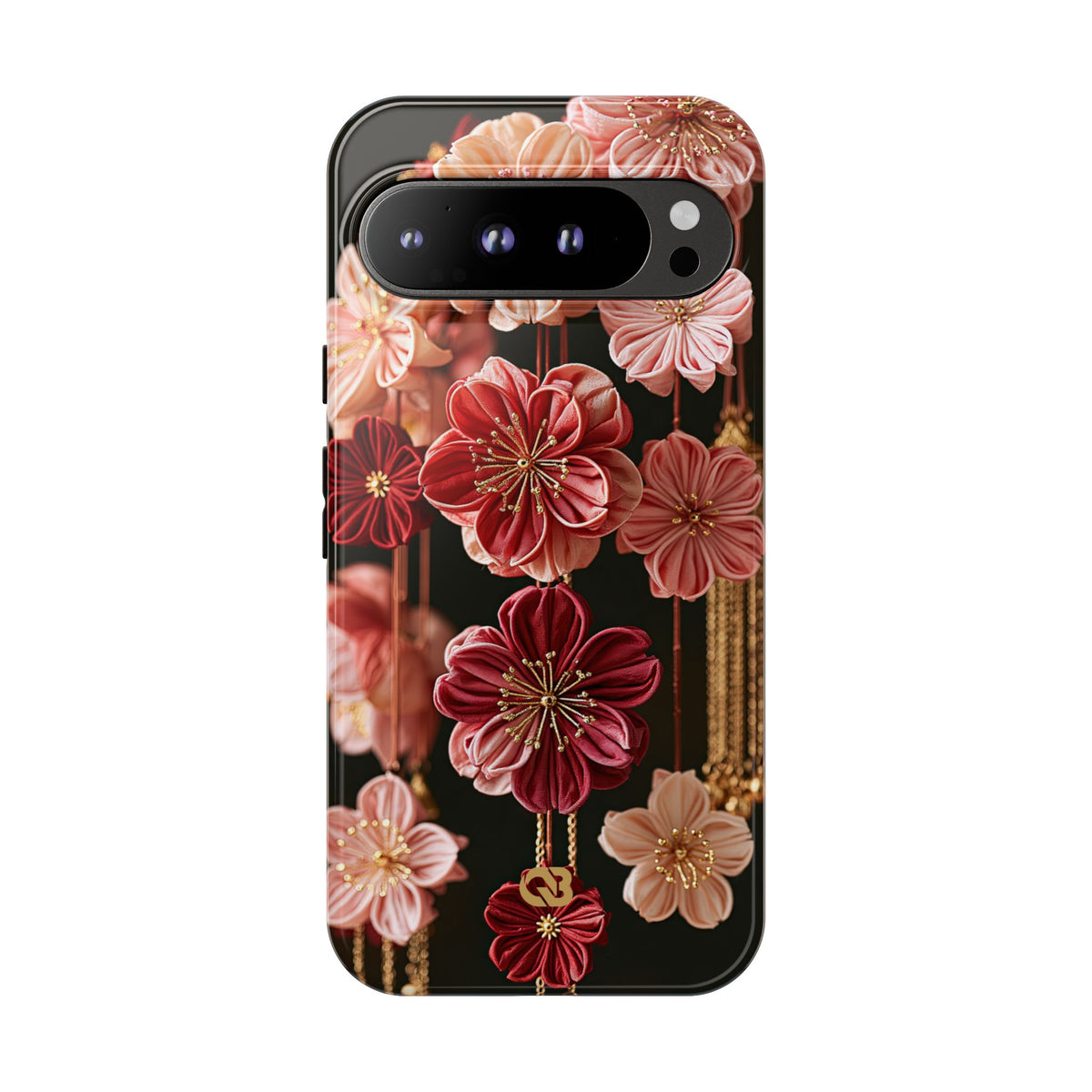 Silk Blossom Kanzashi · Tough Phone Case for Pixel ·  Pink