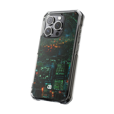 Tactical Avionics HUD · Clear Impact Magnetic Phone Case for iPhone · Green