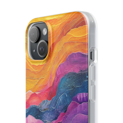 Vibrant Flow iPhone 15 Plus Case - Soft